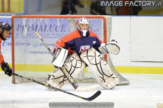 2014-11-22 Hockey Milano Rossoblu U14-Valpellice 1012 Davide Fadani